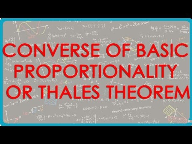 converse basic proportionality theorem