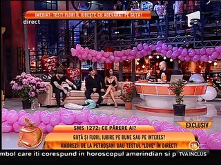 Nicolae Guţă, despre relaţia cu Flori Ne iubim pe sistem turbo!