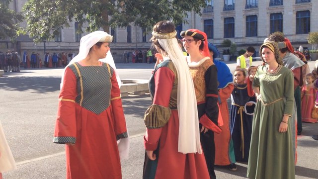 Fêtes historiques : répétition en costume