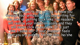 Writing Articles For Online Business Success