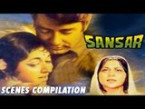 Sansar [ 1971 ] - Scene Compilation - Navin Nischol, Anupama, Nirupa Roy