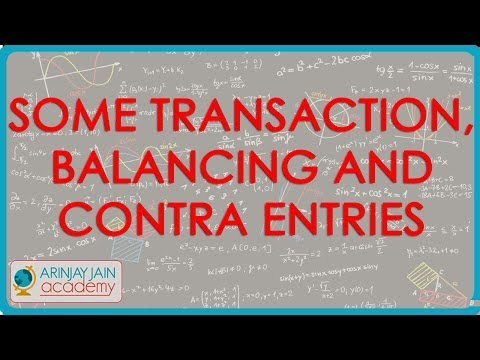 CA - CPT | Double Column Cash Book - Some transaction, Balancing and Contra entries