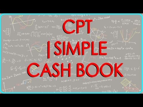 CA - CPT | Simple Cash Book - Question 1