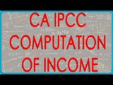 CA IPCC PGBP 13   Computation of income under the Head PGBP   Part I