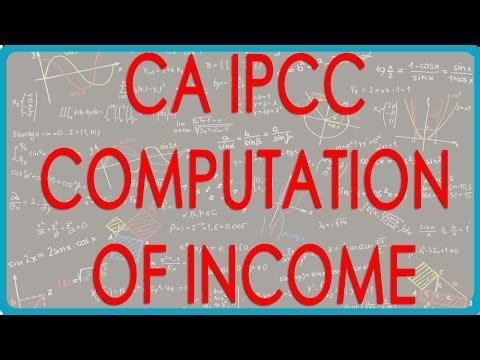 CA IPCC PGBP 13 Computation of income under the Head PGBP Part I
