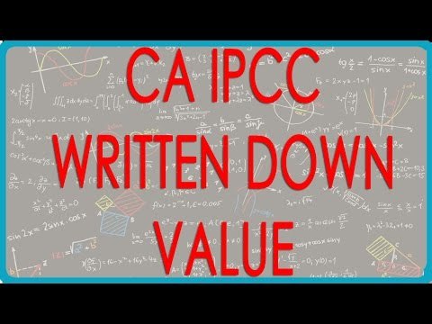 CA IPCC PGBP 23 Written Down Value Sec 436
