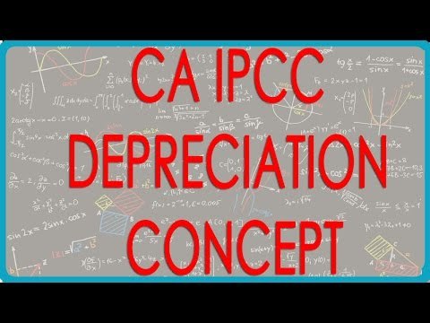 CA IPCC PGBP 18 Depreciation Concept