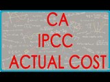 CA IPCC PGBP 28   Actual cost I
