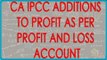 CA IPCC PGBP 14   Additions to Profit as per as per Profit and Loss Account