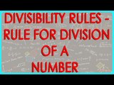 Divisibility Rules - Rule for Division of a Number by 6