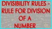 Divisibility Rules - Rule for Division of a Number by 6