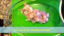 Culinária Muleke - Frango com Creme de Cebola ao Molho Laranja - Receita da Dinda
