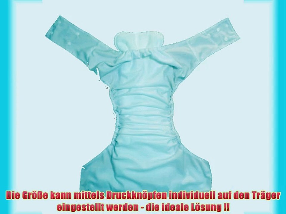 Waschbare ONE-SIZE Adult Baby Windelhose - 3 Gr??en in einer Windel - NEUHEIT
