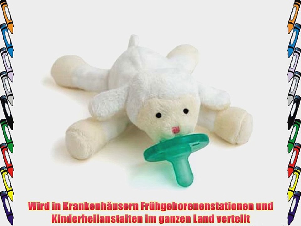 WubbaNub Pl?sch Neugeborenenschnuller - Lamm