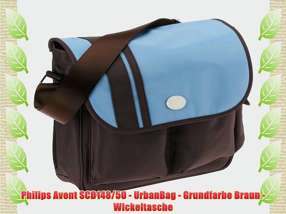 Philips Avent SCD148/50 - UrbanBag - Grundfarbe Braun - Wickeltasche