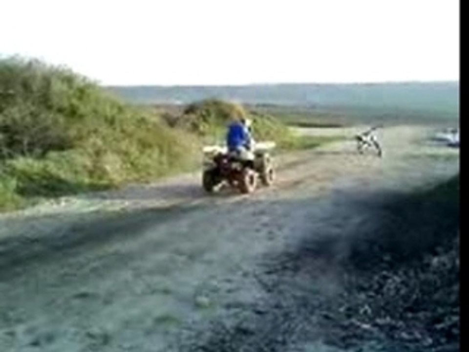 Le quad et la boue