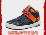 Geox JR ORACLE Jungen Hohe Sneakers Blau (NAVY/ORANGEC0659) 35 EU (2.5 Kinder UK)