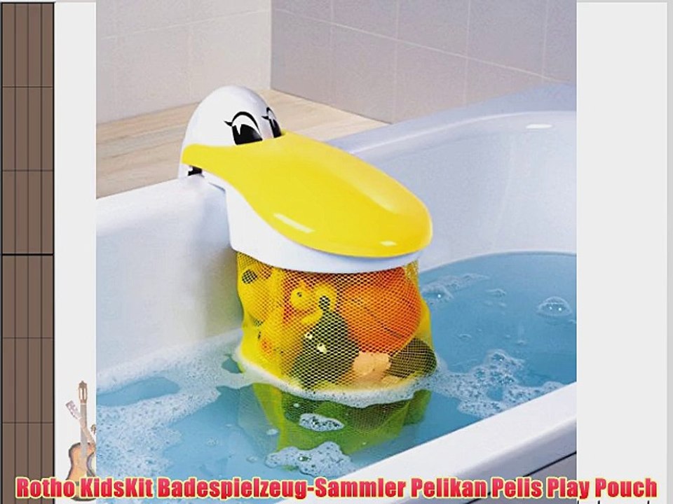 Rotho kidskit badespielzeug-sammler pelikan pelis play pouch