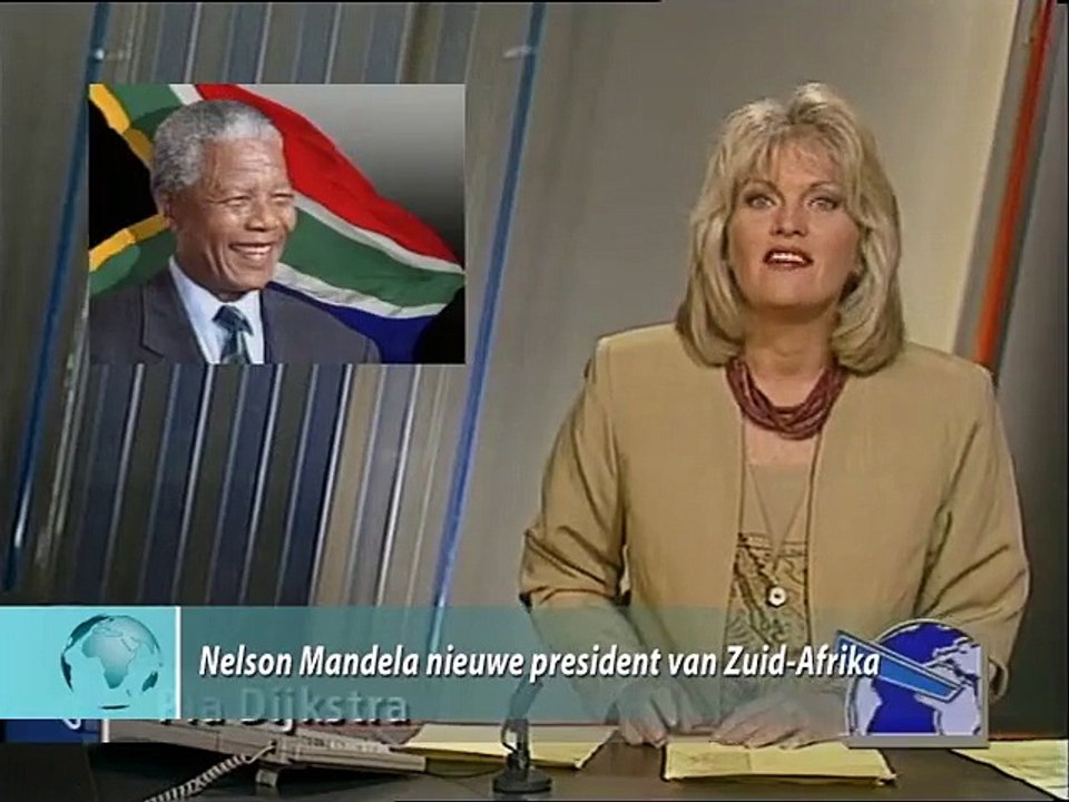 Nelson Mandela nieuwe president van Zuid Afrika - 1994