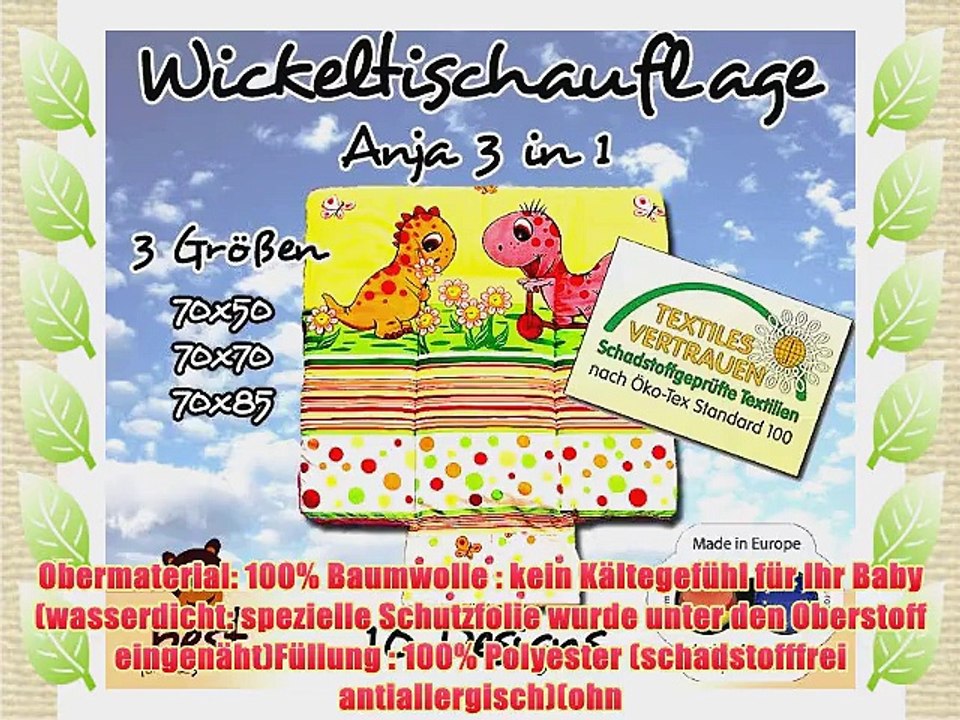 Best For Kids BESONDERE KUSCHELWEICHE Wickelauflage mit T?V 100% Baumwolle Wickeltischauflage