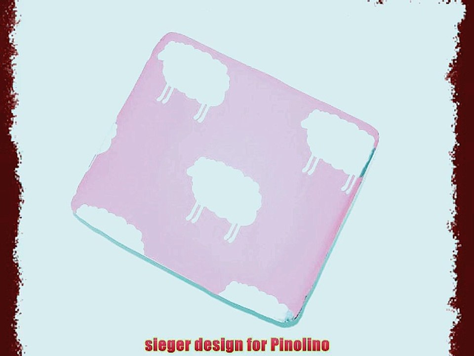 Pinolino 73522-7 - Stoffbezug Wickelauflage 'Happy Sheep' gro? rosa
