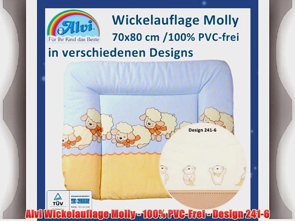 Alvi Wickelauflage Molly - 100% PVC-Frei - Design 241-6