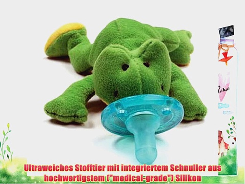 WubbaNub Baby STOFFTIER-SCHNULLER GR?NER FROSCH