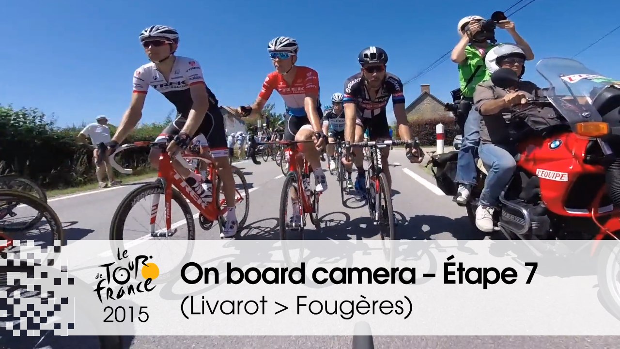 Caméra embarquée / On board camera - Étape 7 (Livarot / Fougères) - Tour de France 2015