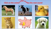 Interactive Game With Animal Sounds For Babies   Learn playing