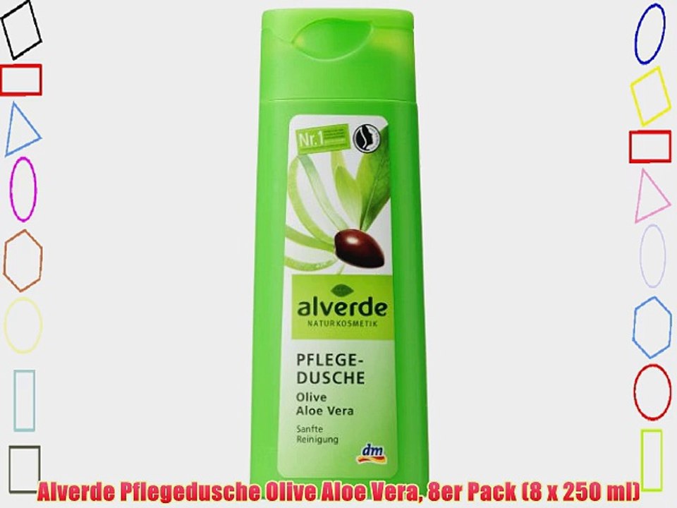 Alverde Pflegedusche Olive Aloe Vera 8er Pack (8 x 250 ml)