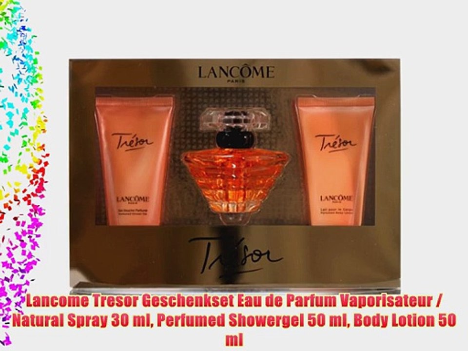 Lancome Tresor Geschenkset Eau de Parfum Vaporisateur / Natural Spray 30 ml Perfumed Showergel