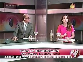 A un periodista se le escapó una flatulencia en plena transmisión televisiva