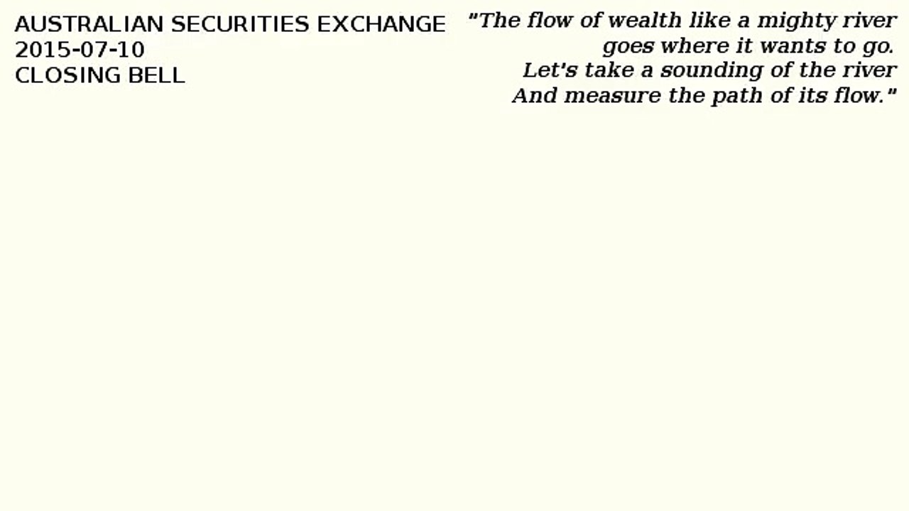 2015-07-10 AUSTRALIAN SECURITIES EXCHANGE