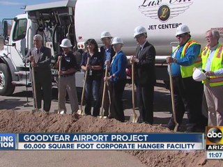 ABC15 News at 11am Goodyear airport project
