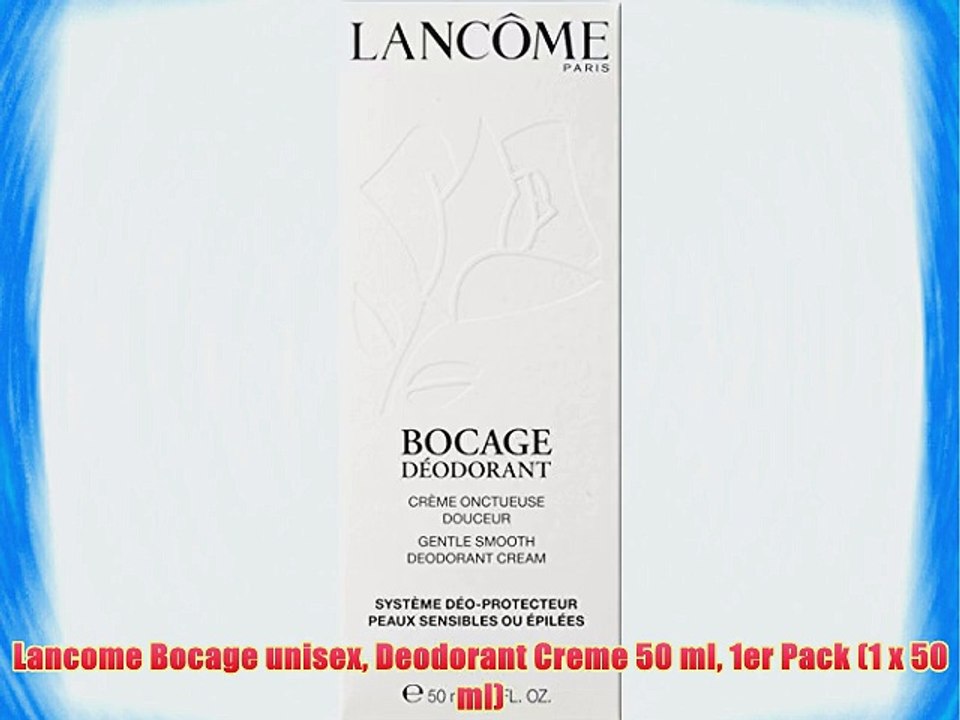 Lancome Bocage unisex Deodorant Creme 50 ml 1er Pack (1 x 50 ml)