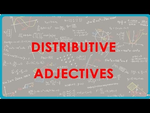 1171. Distributive Adjectives