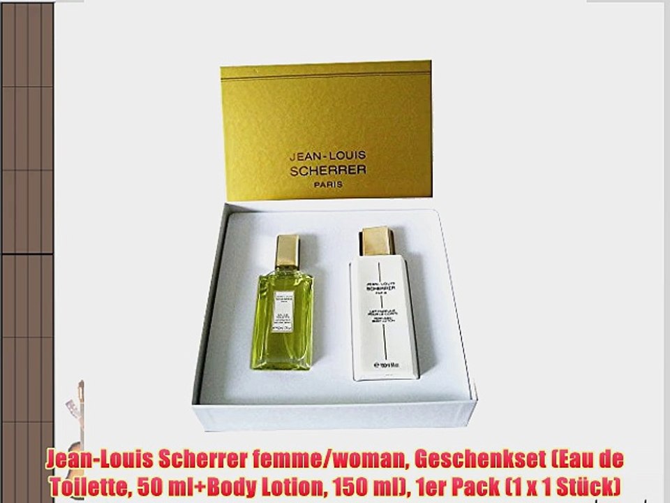 Jean-Louis Scherrer femme/woman Geschenkset (Eau de Toilette 50 ml Body Lotion 150 ml) 1er
