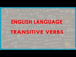 1403. English Language - Transitive Verbs