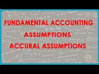1090. Fundamental Accounting Assumption   Accrual Assumption