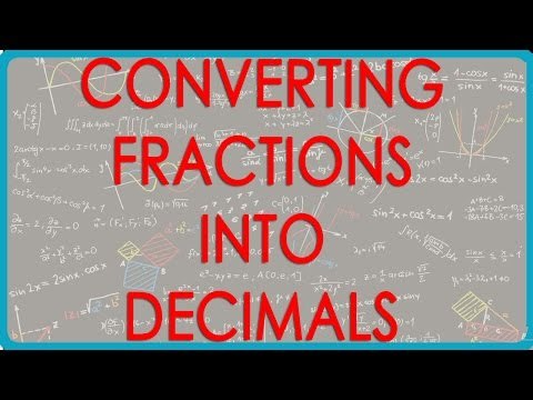 Converting Fractions into Decimals - New Version in HD