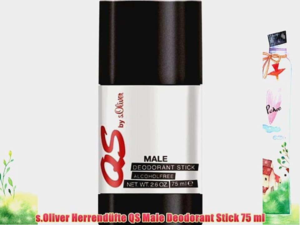 s.Oliver Herrend?fte QS Male Deodorant Stick 75 ml