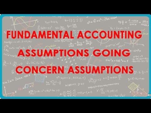 1088.Fundamental Accounting Assumptions Going Concern Assumption