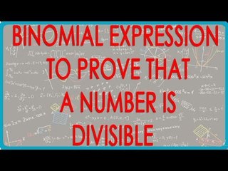 Using Binomial expression to Prove that a number is divisible by 2