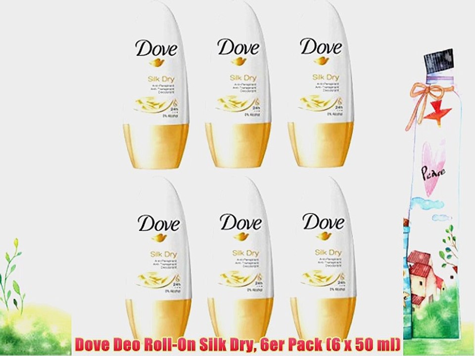 Dove Deo Roll-On Silk Dry 6er Pack (6 x 50 ml)