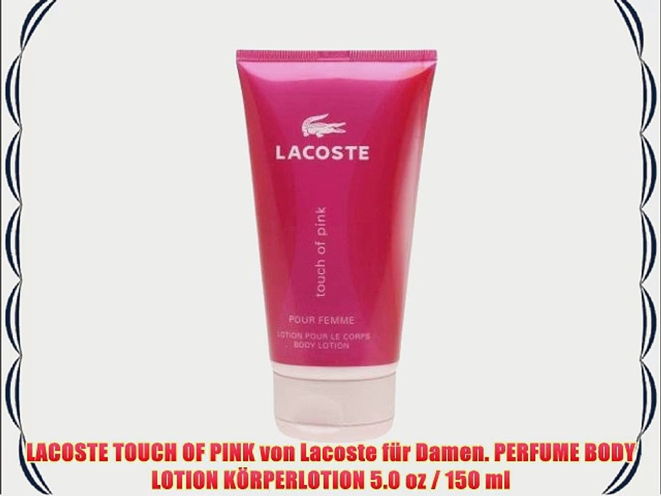 Lacoste Touch Pink K??rperlotion 150ml
