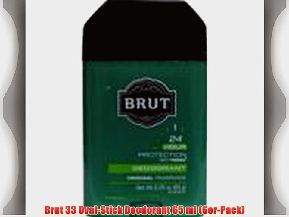 Brut 33 Oval-Stick Deodorant 65 ml (6er-Pack)