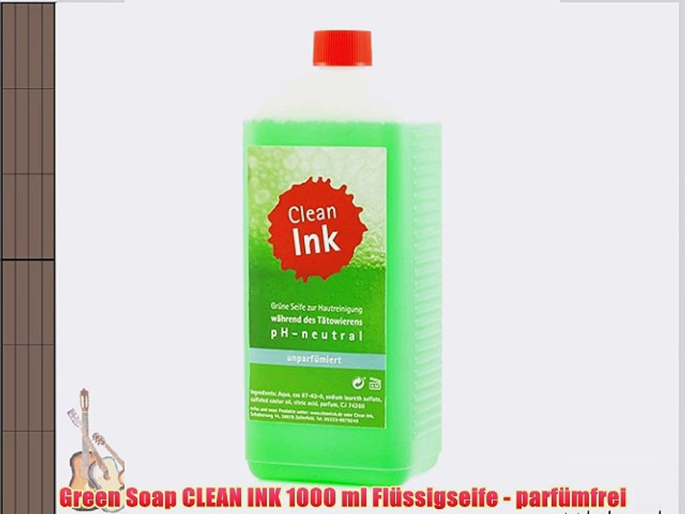 Green Soap CLEAN INK 1000 ml Fl?ssigseife - parf?mfrei