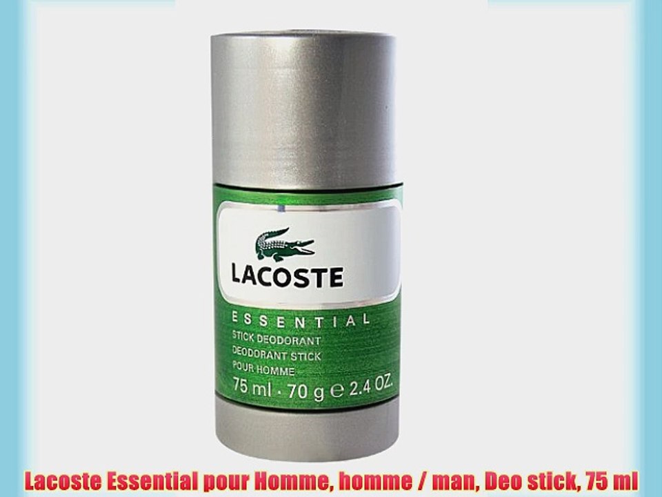 Lacoste Essential pour Homme homme / man Deo stick 75 ml