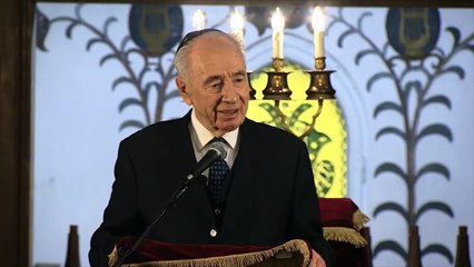 Download Video: President Shimon Peres delivering remarks at an event hosted by the Jewish community in Oslo, Norway