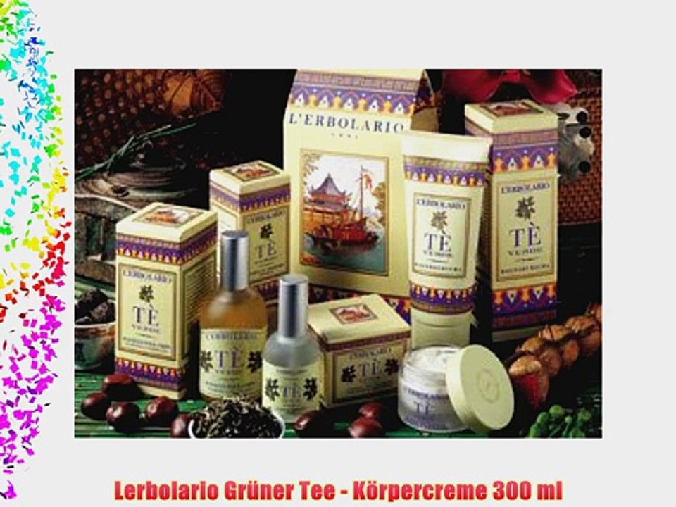 Lerbolario Gr?ner Tee - K?rpercreme 300 ml